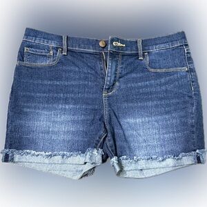 Girls Old Navy Dark Blue Jean Shorts